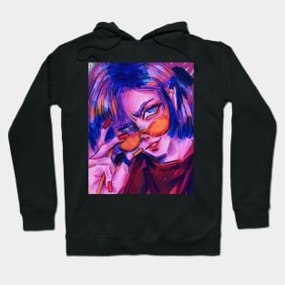 Badass anime girl Hoodie